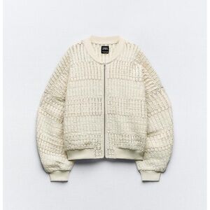 BNWT Zara Rustic Bomber Size small